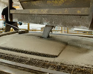 Produktion des Garagenrohlings