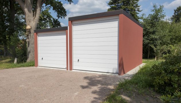 Besonders hohe Garage mit einer Länge bis 8,60 Meter