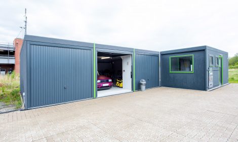 Funktionsräume als Firmensitz für Auto-Aufbereitung