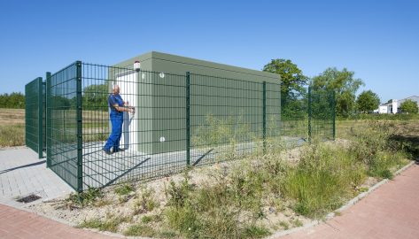 Fertiggarage als Brunnenstube für Wasserwerke