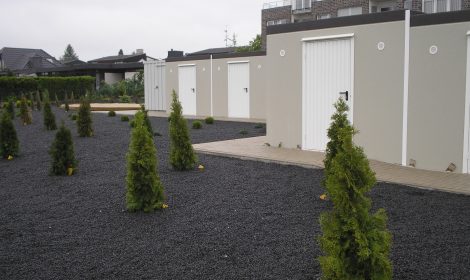 Lagerboxen und Kellerersatzräume im urbanen Wohnungsbau