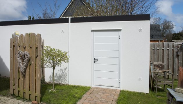 Fertiggarage mit Geräteraum, Planungshilfen und Maße