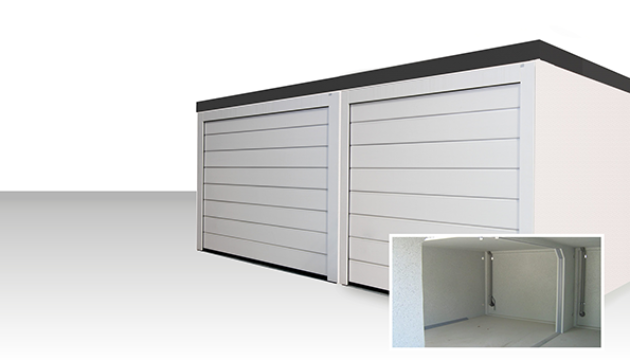 Sonderangebot Fertiggarage als Doppelgarage Modell Senator