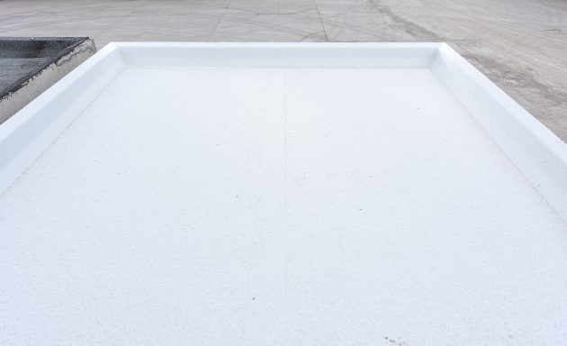 UV-beständige Dachabdichtung einer Fertiggarage