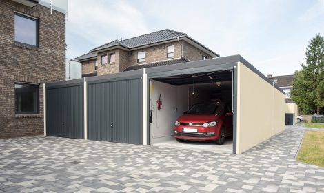 Kleine Reihenanlage in 3er Bauweise