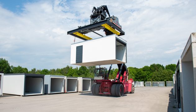 Modernste ADM Fertiggaragen Produktion bei Bremen